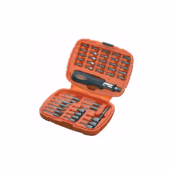 Art. A7039 set 45 pezzi con cricchetto 1 cacciavite a cricchetto 25 inserti da 25 mm 11 inserti da 50 mm 1 adattatore magneti ...