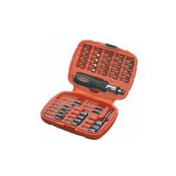 Black&decker - Set Cacciavite Per Avvitare Svitavvita Avvitatore Manuale a Cricchetto 32 Punte - A7039-Xj