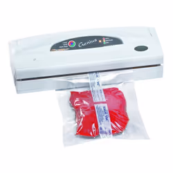 Mod. GENIUS automatico, valore di vuoto fino a 60 cm/hg. Possibilit�� di saldatura manuale. Barra saldante professionale con ...
