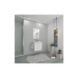 Mobile bagno emma 58 sosp. c/specchio bianco