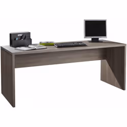 Linea DISEGNO Scrivania con traverso Art. SR 5140 K511 struttura in truciolare rivestito in melaminico. Top e fiancate spesso ...