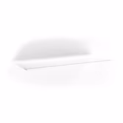 Mod. Vitra In Vetro Temperato 6 Mm Larghezza 12 Cm Lunghezza Cm 45 Colore Bianco.