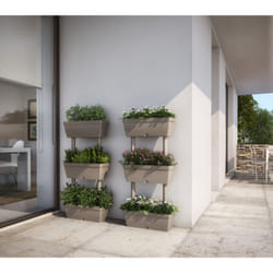Artplast - fioriera multipla cm 50X17X100H tortora. Prezzo per 1 pezzo.