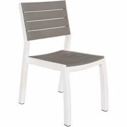 sedia in resina antiurto effetto polirattan. Dimensioni cm 54x58x86h