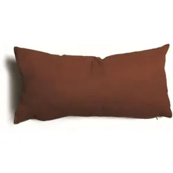 Cuscino rettangolare da salotto 30x60 cm Tulipano Marrone