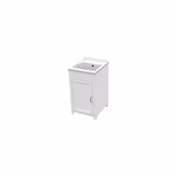 KIT LAVATOIO RESINA ANTIACIDO CM. 45X50 BIANCO base in resina. Vasca e tavoletta lavaggio in polipropilene resistente agli ac ...