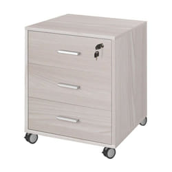 Cassettiera ufficio con chiave olmo rotelle cm 50 x 41 x 70 h