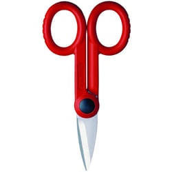 Intercable - 16013 Speciale Forbice per Elettricisti con Safteybox, Piccolo, Rosso