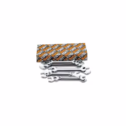 Serie di 12 chiavi a forchetta doppie (art. 55). Contenuto serie : 6x7-8x9-10x11-12x13-14x15-16x17-18x19-20x22-21x23-24x26-25 ...
