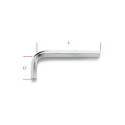 Beta - chiavi maschio esagonale piegate cromate mm 17 art. 96