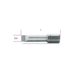 Beta - inserti per avvitatori per viti a testa con intaglio 5/16 SxA mm 1x5,5 l mm 41 art. 866LP