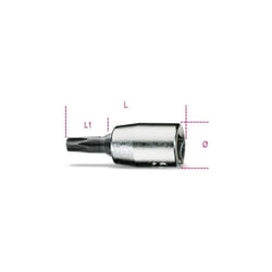 Beta - chiavi a bussola a giravite maschio per viti con impronta torx® T30 art. 900TX