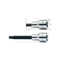 Beta - inserti maschio con profilo xzn M8 a bussola da 1/2 920XZN