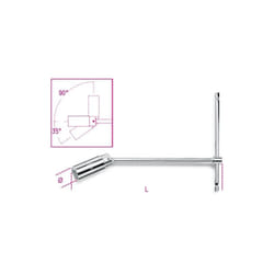 Beta - Chiave a t snodata per candele 957 - 16,0 - 5/8