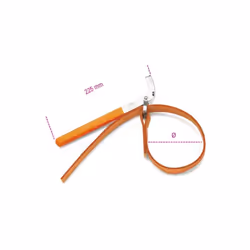 Chiavi a nastro per filtri olio. Lunghezza : 225 mm Unità di misura : Millimetri Capacità : 160/240 mm Materiale : Nastro tes ...