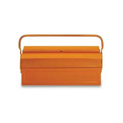 Beta - cassetta porta attrezzi lunga in metallo con 3 scomparti 55X22X16CM.