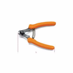 Tagliacavi per cavi di acciaio Diametro di taglio 5 mm per cavi con R ≤ 160 kg/mm² Diametro di taglio 4 mm per bulloni in acc ...