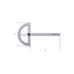 • Scala di lettura antiriflesso • Bloccaggio a vite A ~ 300 A mm 310 L1 mm 200 G mm 1° peso g 425