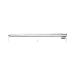 Beta - prolunghe con attacchi quadri femmina e maschio 1/4 cromate art. 900/23