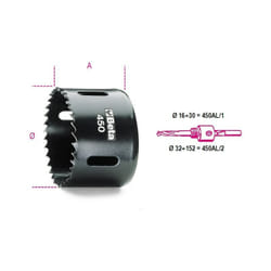Beta - seghe a tazza in acciaio HSS-Co 8% mm 16 art. 450
