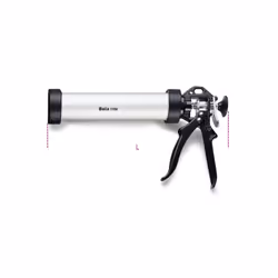 Pistola per sigillante modello professionale tubo in alluminio, per cartucce e sacchetti.. anche per sacchetti Lunghezza : 36 ...