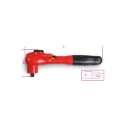 Cricchetto reversibile con attacco quadro maschio 3/8” L mm 203 art 910MQ/55