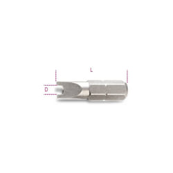 Inserti per avvitatori per viti con impronta spanner 1/4 l mm 25 sp 6 art. 861SP