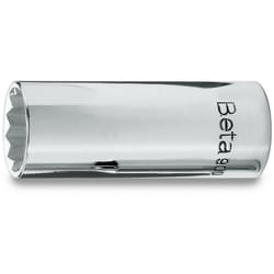 Chiavi A Bussola A Mano Con Attacco Quadro Femmina 1/4 Tipo Lungo Bocca Poligonale Cromate Mm 14 Art. 900mb/l