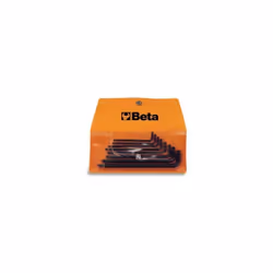 Serie di 8 chiavi maschio piegate per viti con impronta tamper resistant torx beta 97rtx in busta. Contenuto serie : T9-t10-t ...