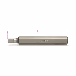 mm 4 L mm 75 Peso g 43 Attacco esagonale 10 mm Per avvitatori manuali, elettrici e pneumatici