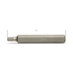 Inserti maschio esagonale modello lungo mm 10 l mm 75 art. 867PE/L