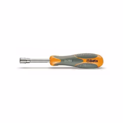 Descrizione CHIAVI A BUSSOLA A GIRAVITE CORTO DA 10 MM. Chiave a bussola esagonale Tipo corto Cromate • Foro di scarico inter ...