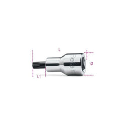 Beta - chiavi a bussola maschio per viti con impronta xzn® con attacco quadro femmina 1/2 M4 art. 920XZN