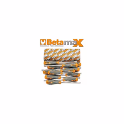 Serie di 12 chiavi a bussola esagonale con impugnatura bimateriale (art. 943bx). Profilo : Esagonale Contenuto serie : 4-5-5, ...