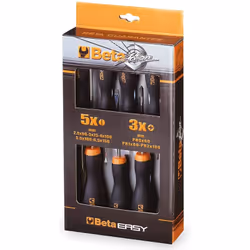 Beta 1203/D8P cacciaviti in Hanging nero/arancione (confezione da 8) Beta 1203/D8P cacciaviti in Hanging – nero/arancione (co ...