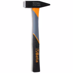Martello tedesco Beta per meccanici con manico in fibra di vetro, lunghezza totale 280 mm, becco lungo 95 mm, spessore 19 mm. ...
