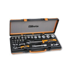 Beta - 902A/C22 Assortimento chiavi a bussola in valigetta 28 Pz.