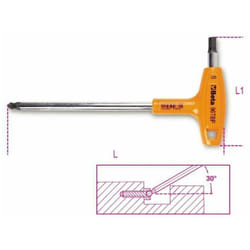 Beta - chiave maschio esagonale con snodo serie 96TBP MM.8