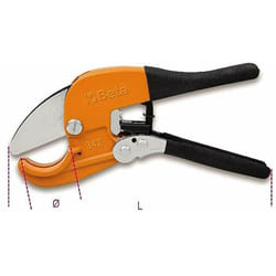 Beta - cesoia a cricchetto per tubi in pvc - 342