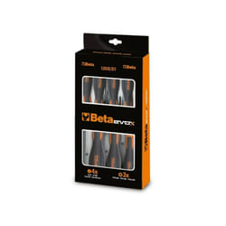 Beta - Set Giraviti Evox Lp-Ph Cromati Punta Nera 10 Pezzi