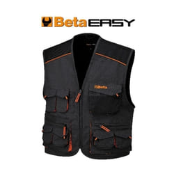 Beta - Gilet Easy Canvas Grey Taglia xl per Abbigliamento da Lavoro e Antinfortunistica