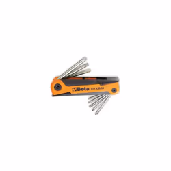 Serie di 7 chiavi maschio per viti con impronta torx. Contenuto serie : T9-t10-t15-t20-t25-t27-t30-t40 N. articoli : 7 Tipolo ...