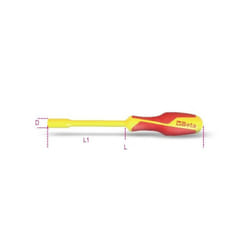 Beta - chiavi a buss. esag. isolate con impugnatura grip art. 943MQ 10 mm