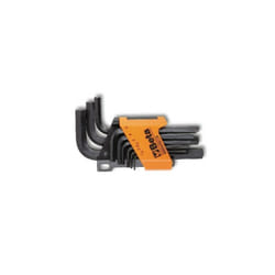 Beta - serie di 9 chiavi maschio esagonale piegate brunite con supporto in plastica art. 96N/SC9
