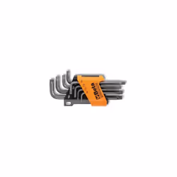 Serie di 8 chiavi maschio piegate per viti con impronta tamper resistant torx beta 97rtx con supporto. Contenuto serie : T9-t ...