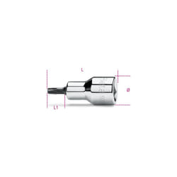 Chiave bussola torx lunga 1/2 Beta 920tx/l - T60