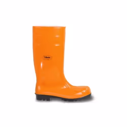 Stivali di sicurezza "alta visibilit" Materiale : Pvc/gomma Lamina antiperforazione : Acciaio elastico Puntale : Acciaio Mode ...