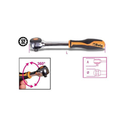 Beta Tools - Cricchetto rotante reversibile 1/2 beta 920/58 - 281 mm