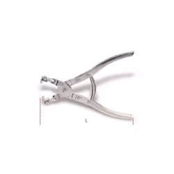 Pinza con teste orientabili per fascette stringitubo. per vetture del gruppo volkswagen e mercedes Unità di misura : Millimet ...