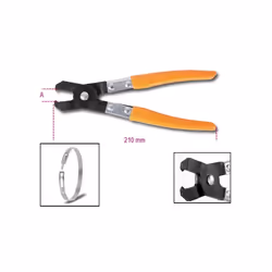Pinza per collari oetiker pinzabili a basso profilo. Unità di misura : Millimetri Lunghezza : 210 mm Utilizzo : Collari oetik ...